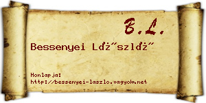Bessenyei László névjegykártya